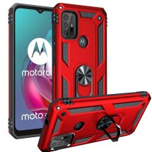 Защитный чехол Deexe Armor Case для Motorola Moto G10 / Moto G20 / Moto G30 - Red: фото 1 из 5