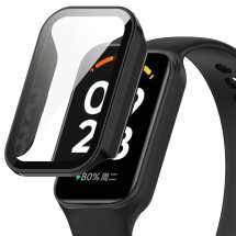 Захисний чохол Deexe Watch Case для Xiaomi Mi Smart Band 8 Active / Redmi Smart Band 2 - Black: фото 1 з 7