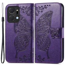 Чехол UniCase Butterfly Pattern для Honor X7a - Purple: фото 1 из 9
