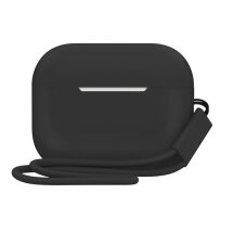 Силіконовий чохол UniCase Silicone Sleeve для Apple AirPods Pro 2 - Black: фото 1 з 7
