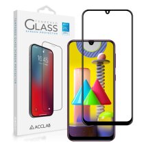 Защитное стекло ACCLAB Full Glue для Samsung Galaxy M31 (M315) - Black: фото 1 из 6