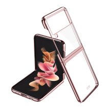 Захисний чохол Deexe Shiny Cover (FF) для Samsung Galaxy Flip 3 - Rose Gold: фото 1 з 7