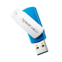 Флеш-накопичувач Apacer AH357 32GB USB 3.1 (AP32GAH357U-1) - Blue / White: фото 1 з 3