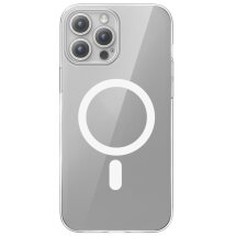 Захисний чохол BASEUS Crystal Magnetic Phone Case для Apple iPhone 15 Pro - Transparent: фото 1 з 7