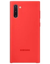 Захисний чохол Silicone Cover для Samsung Galaxy Note 10 (N970) EF-PN970TREGRU - Red: фото 1 з 5