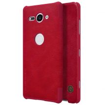 Чехол-книжка NILLKIN Qin Series для Sony Xperia XZ2 Compact - Red: фото 1 из 14