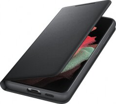 Чехол-книжка Smart LED View Cover для Samsung Galaxy S21 Ultra (G998) EF-NG998PBEGRU - Black: фото 1 из 4