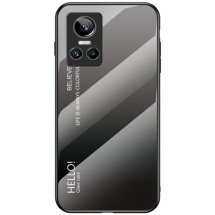 Захисний чохол Deexe Gradient Color для Realme GT Neo 3 - Black / Grey: фото 1 з 7