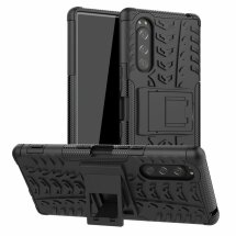 Защитный чехол UniCase Hybrid X для Sony Xperia 5 - Black: фото 1 из 9