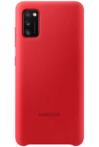 Чохол Silicone Cover для Samsung Galaxy A41 (A415) EF-PA415TREGRU - Red: фото 1 з 5