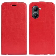Чехол Deexe Flip Case для Realme C33 - Red: фото 1 из 6