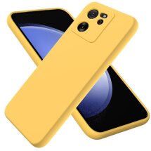 Защитный чехол Deexe Silicone Case для Xiaomi 13T / 13T Pro - Yellow: фото 1 из 8