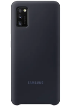 Чохол Silicone Cover для Samsung Galaxy A41 (A415) EF-PA415TBEGRU - Black: фото 1 з 6