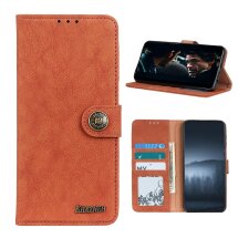 Чехол-книжка KHAZNEH Wallet Cover для Nokia 3.4 - Orange: фото 1 из 11