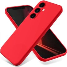 Защитный чехол Deexe Silicone Case для Samsung Galaxy A05s (A057) - Red: фото 1 из 8