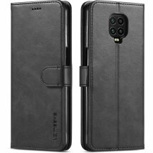 Чехол LC.IMEEKE Wallet Case для Xiaomi Redmi Note 9 Pro / Note 9 Pro Max / Note 9s - Black: фото 1 из 4