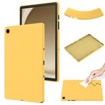 Защитный чехол Deexe Silicone Shell для Samsung Galaxy Tab A9 Plus (X210/216) - Yellow: фото 1 из 7