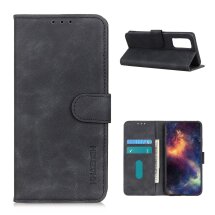 Чохол-книжка KHAZNEH Retro Wallet для OnePlus 9 Pro - Black: фото 1 з 9