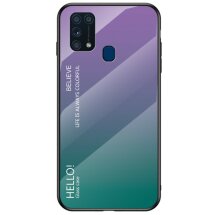 Защитный чехол Deexe Gradient Color для Samsung Galaxy M31 (M315) - Purple / Green: фото 1 из 2