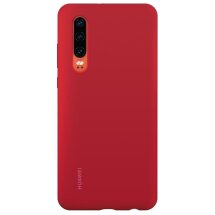 Захисний чохол Silicone Car Case для Huawei P30 - Red: фото 1 з 6