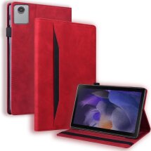 Чохол Deexe Business Style для Lenovo Tab M11 (TB330) / Xiaoxin Pad 2024 - Red: фото 1 з 9