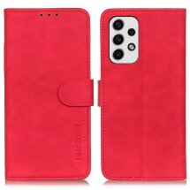Чохол-книжка KHAZNEH Retro Wallet для Samsung Galaxy A23 (A235) - Red: фото 1 з 10