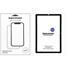 Захисне скло BeCover 10D для Samsung Galaxy Tab S6 lite 10.4 (P610/615) - Black: фото 1 з 4
