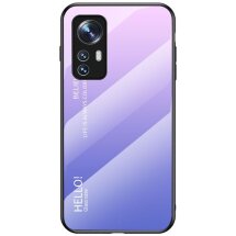 Защитный чехол Deexe Gradient Color для Xiaomi 12 / 12X - Pink / Purple: фото 1 из 8