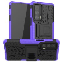 Защитный чехол UniCase Hybrid X для Motorola Edge 20 Pro - Purple: фото 1 из 11