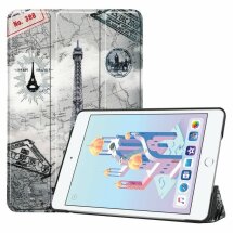 Чехол UniCase Life Style для Apple iPad mini 5 (2019) - Eiffel Tower and Map: фото 1 из 9