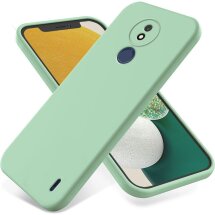 Защитный чехол Deexe Silicone Case для Nokia C21 - Green: фото 1 из 8