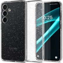 Защитный чехол Spigen (SGP) Liquid Crystal Glitter для Samsung Galaxy S24 Plus (S926) - Crystal Quartz: фото 1 из 16
