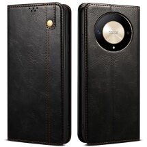 Захисний чохол UniCase Leather Wallet для Honor Magic 6 Lite - Black: фото 1 з 6