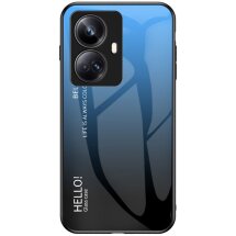 Захисний чохол Deexe Gradient Color для Realme 10 Pro+ - Black / Blue: фото 1 з 9