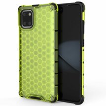 Захисний чохол Deexe Honeycomb Series для Samsung Galaxy Note 10 Lite (N770) - Green: фото 1 з 9