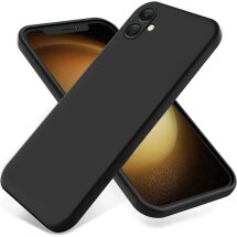 Защитный чехол Deexe Silicone Case для Samsung Galaxy A05 (A055) - Black: фото 1 из 8