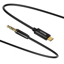 AUX-кабель BASEUS M01 Type-C to 3.5mm (1.2M) - Black: фото 1 з 8