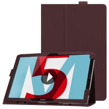 Чохол-книжка Deexe Book Type для Huawei MediaPad M5 10 - Brown: фото 1 з 7