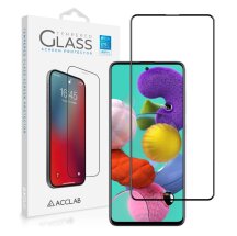 Защитное стекло ACCLAB Full Glue для Samsung Galaxy A51 (А515) - Black: фото 1 из 6