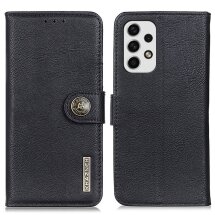 Чехол-книжка KHAZNEH Wallet Cover для Samsung Galaxy A23 (A235) - Black: фото 1 из 11