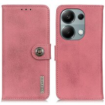 Чехол-книжка KHAZNEH Wallet Cover для Xiaomi Redmi Note 13 Pro / Poco M6 Pro - Pink: фото 1 из 9