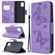 Чехол UniCase Butterfly Pattern для Samsung Galaxy A31 (A315) - Purple: фото 1 из 9