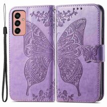 Чехол UniCase Butterfly Pattern для Samsung Galaxy M13 (M135) - Light Purple: фото 1 из 8