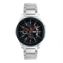 Ремешок Deexe Stainless Steel для Samsung Galaxy Watch 46mm / Watch 3 45mm / Gear S3 - Silver: фото 1 из 5