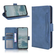 Чехол Deexe Wallet Stand для Nokia G10 / G20 - Blue: фото 1 из 12