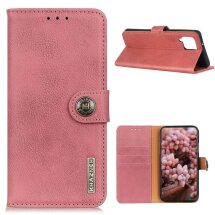 Чехол-книжка KHAZNEH Wallet Cover для Samsung Galaxy A12 (A125) / A12 Nacho (A127) / M12 (M127) - Pink: фото 1 из 8