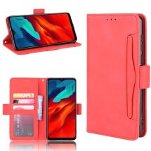 Чохол Deexe Wallet Stand для Blackview A80 Pro / A80 Plus - Red: фото 1 з 17