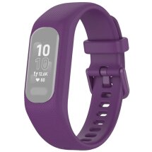 Ремешок Deexe Soft Silicone для Garmin Vivosmart 5 - Purple: фото 1 из 8