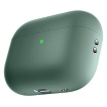 Силіконовий чохол Deexe Silicone Case (FH) для Apple AirPods Pro 2 - Blackish Green: фото 1 з 5
