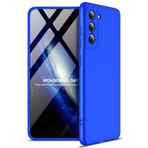 Захисний чохол GKK Double Dip Case для Samsung Galaxy S21 FE (G990) - Blue: фото 1 з 14